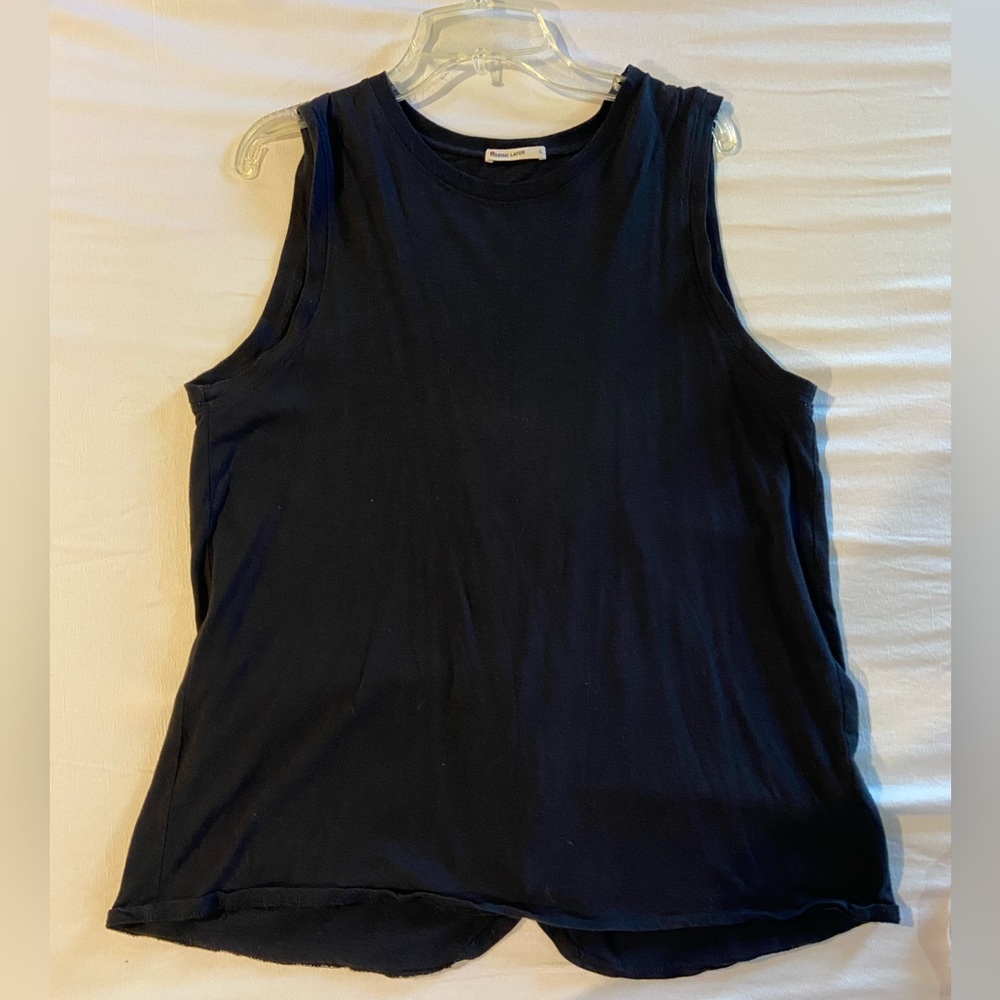 Marine Layer black tank top with open back